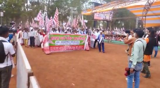 सरना धर्म कोड धार्मिक आजादी की बुलंद आवाज, आर्यों का टैग स्वीकार नहीं, राजधानी रांची में सरना धर्म गुरु बंधन तिग्गा की दहाड़