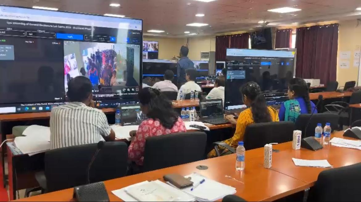 बूथों पर चुनाव आयोग की कड़ी नजर, वेब कास्टिंग के जरिए की जा रही मॉनिटरिंग