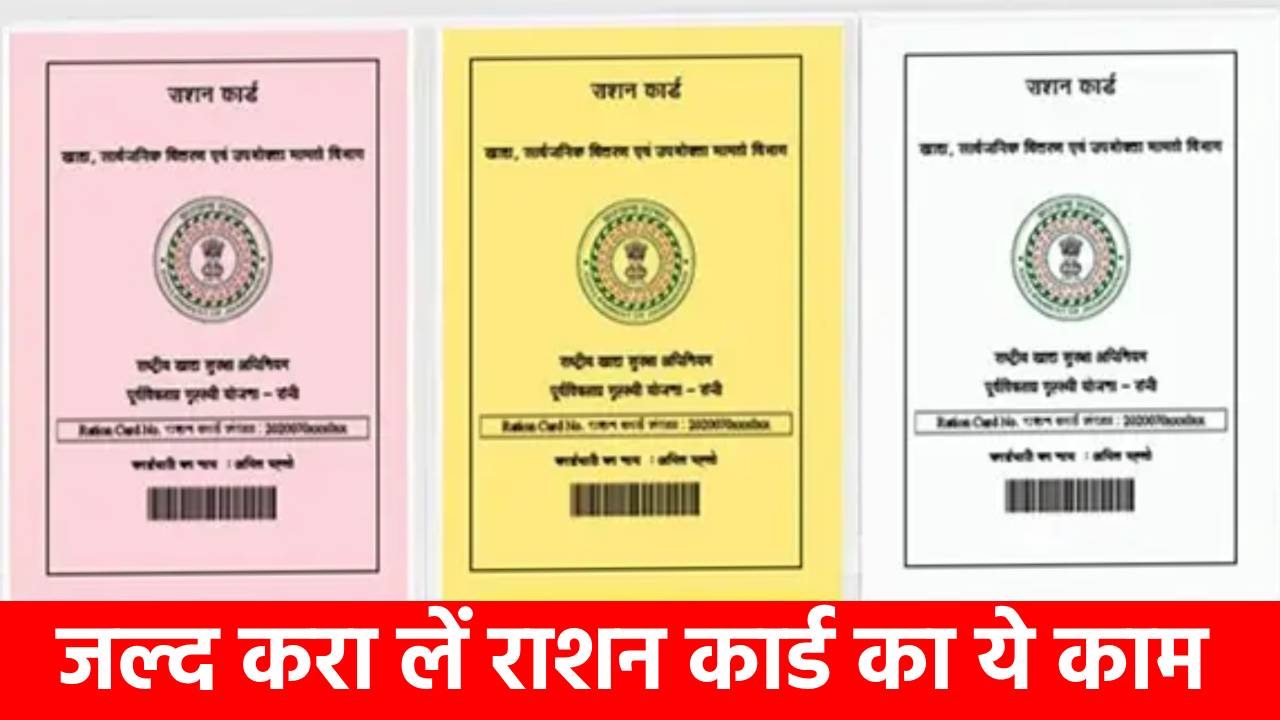 देरी पड़ जाएगी भारी! मुफ़्त में गेहूं-चावल का लेना है लाभ तो जल्द से जल्द करा लें राशन कार्ड का ये काम