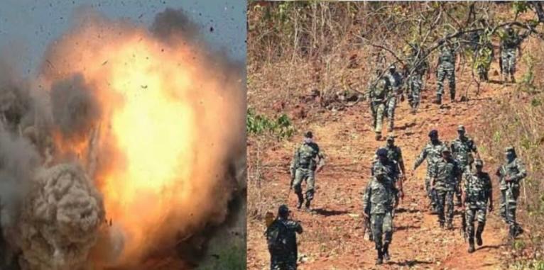 सारंडा में जोरदार धमाका,एक कॉन्स्टेबल शहीद,इंस्पेक्टर और ASI घायल