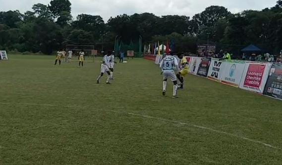 फुटबॉल में लगे घुंघरू की आवाज ने खींचा लौहनगरी वासियों का ध्यान, ब्लाइंड फुटबॉल टूर्नामेंट देखने के लिए जुटी भीड़