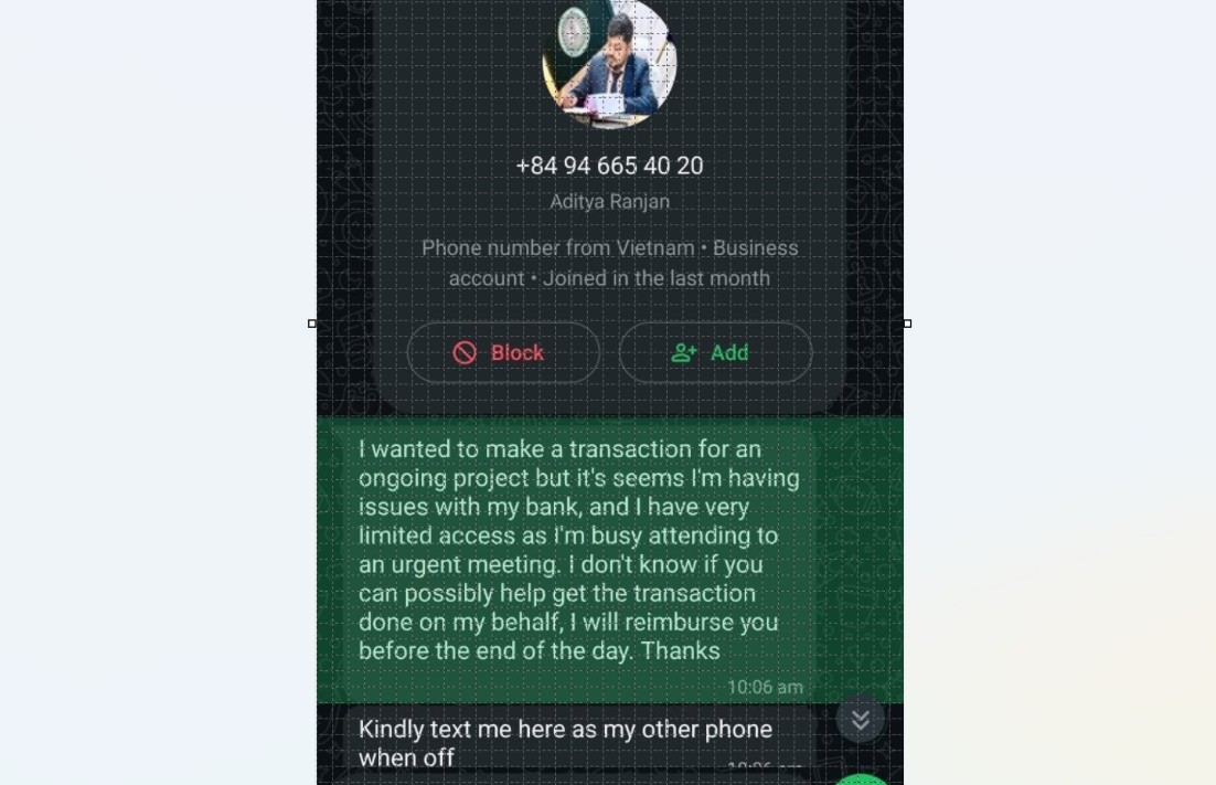 आम जन और अधिकारी रहें सतर्क-धनबाद डीसी का साइबर अपराधियों ने बना लिया है फर्जी व्हाट्सएप अकाउंट !