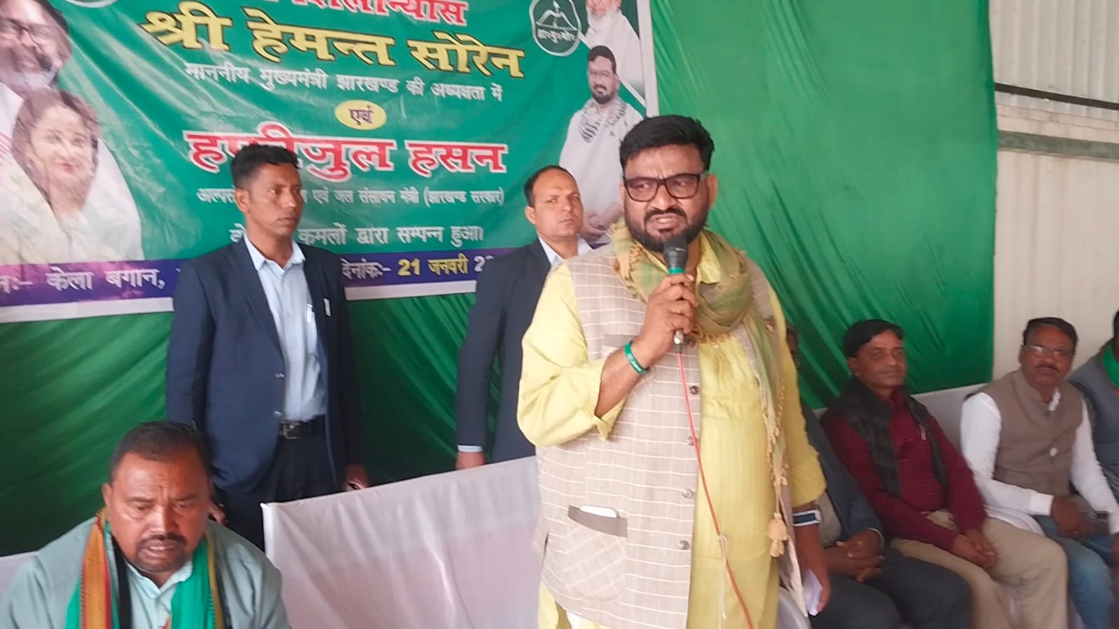 मंत्री हफीजुल ने चेकडैम और बांध जीर्णोद्धार कार्यो की रखी आधारशिला, दर्जनों गांव के किसानों को मिलेगा लाभ